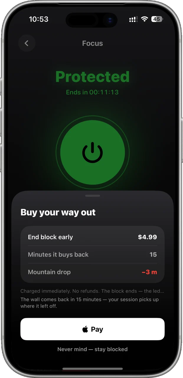 The Hardcore door: buy your way out for $4.99